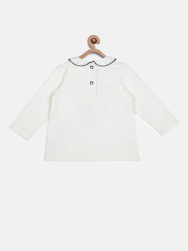 Knitted T-Shirt With Floral Print image number 2